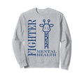 Warrior Brain Illness Animal Sweatshirt - Minimalist Print Men Women - T-Shirt, Sweatshirt, Hoodie