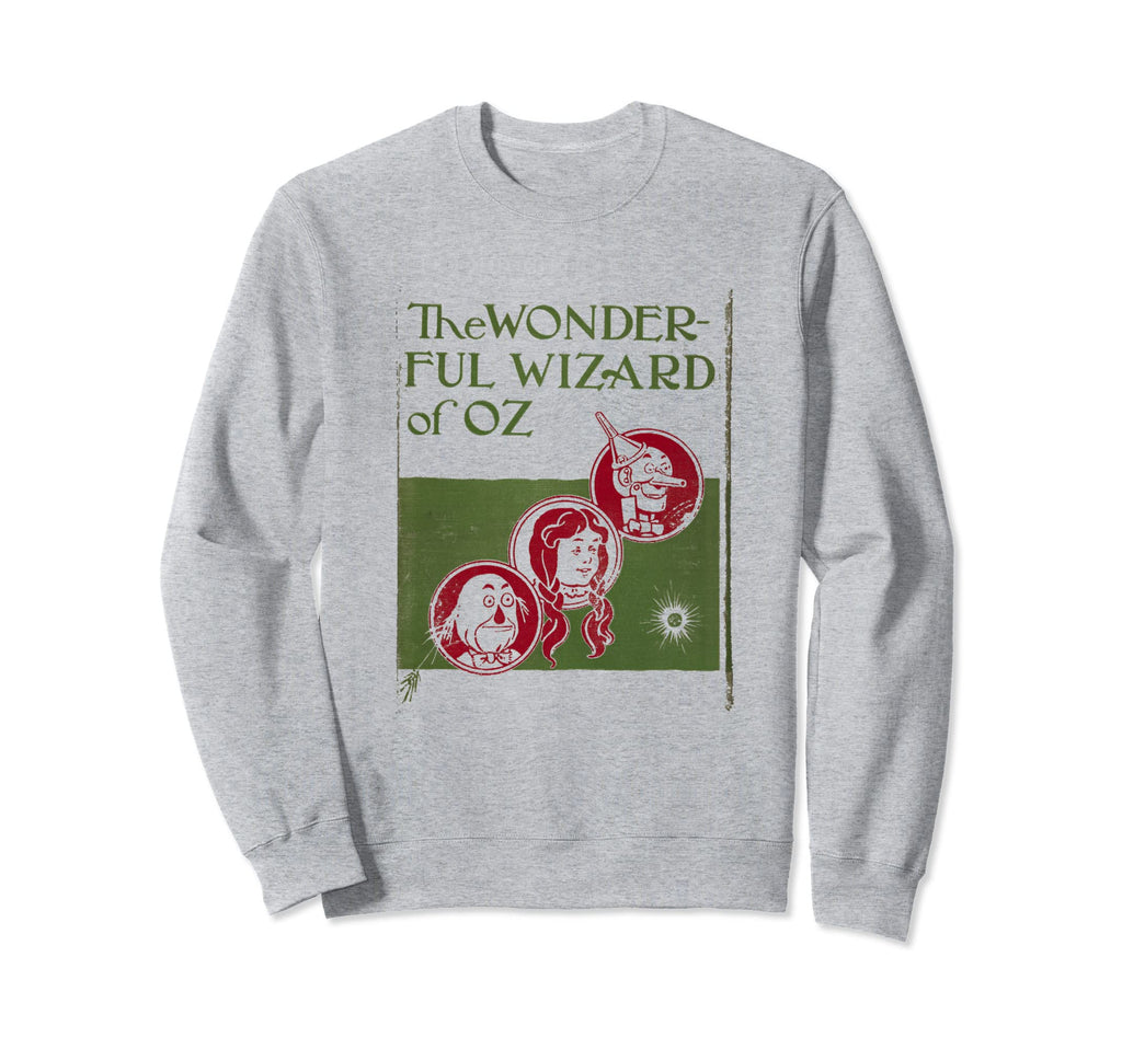 Wizard Oz Book Cover L Frank Baum Sweatshirt - Novelty Apparel Men Women - T-Shirt, Sweatshirt, Hoodie