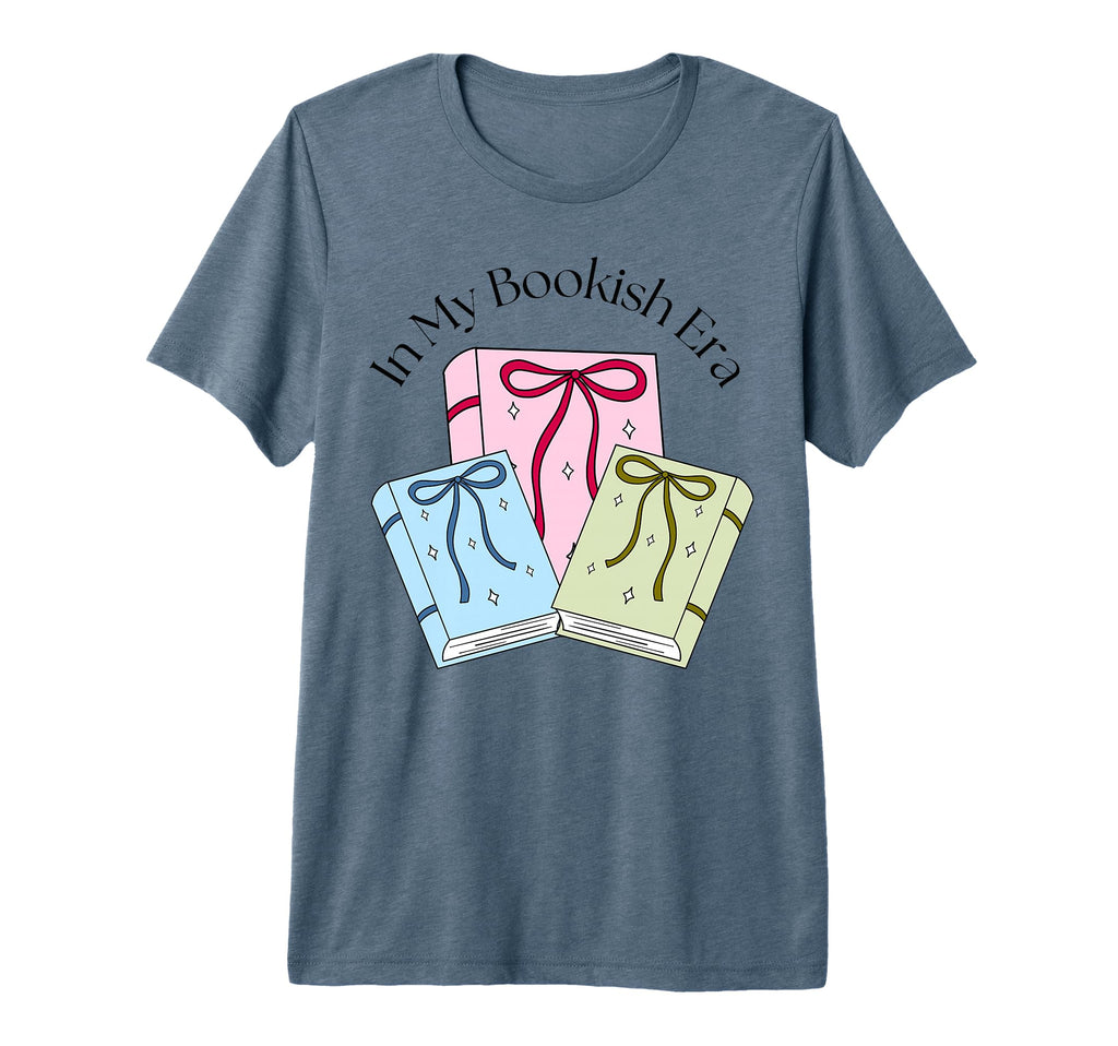 My Bookish Era Book Lover Tri Blend T-Shirt - Aesthetic Graphic Unisex - T-Shirt, Sweatshirt, Hoodie