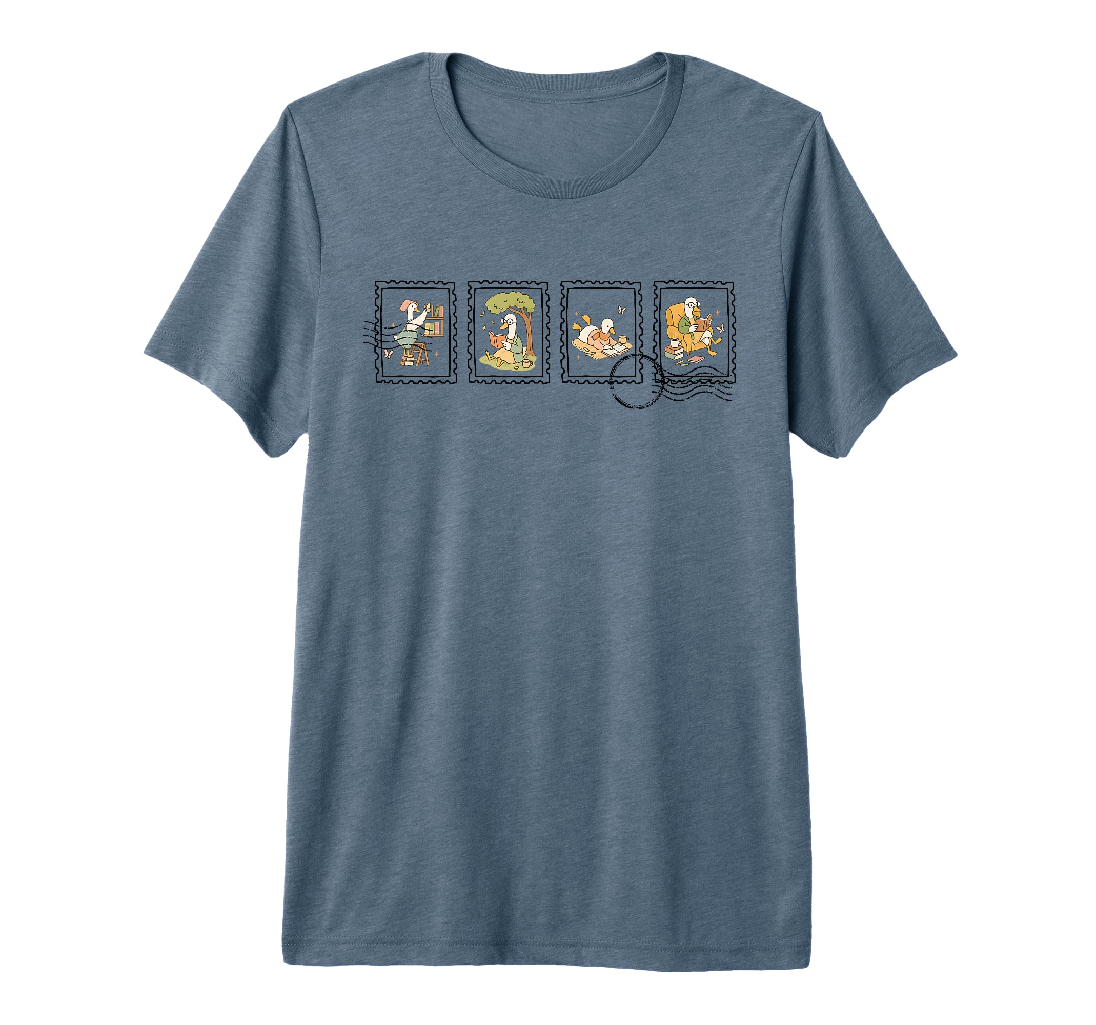 Reading Silly Goose Teacher Bookish T-Shirt - Novelty Apparel for Adults - T-Shirt, Sweatshirt, Hoodie