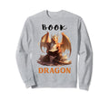 I Am Book Dragon Funny Book And Sweatshirt - Aesthetic Graphic Men Women - T-Shirt, Sweatshirt, Hoodie