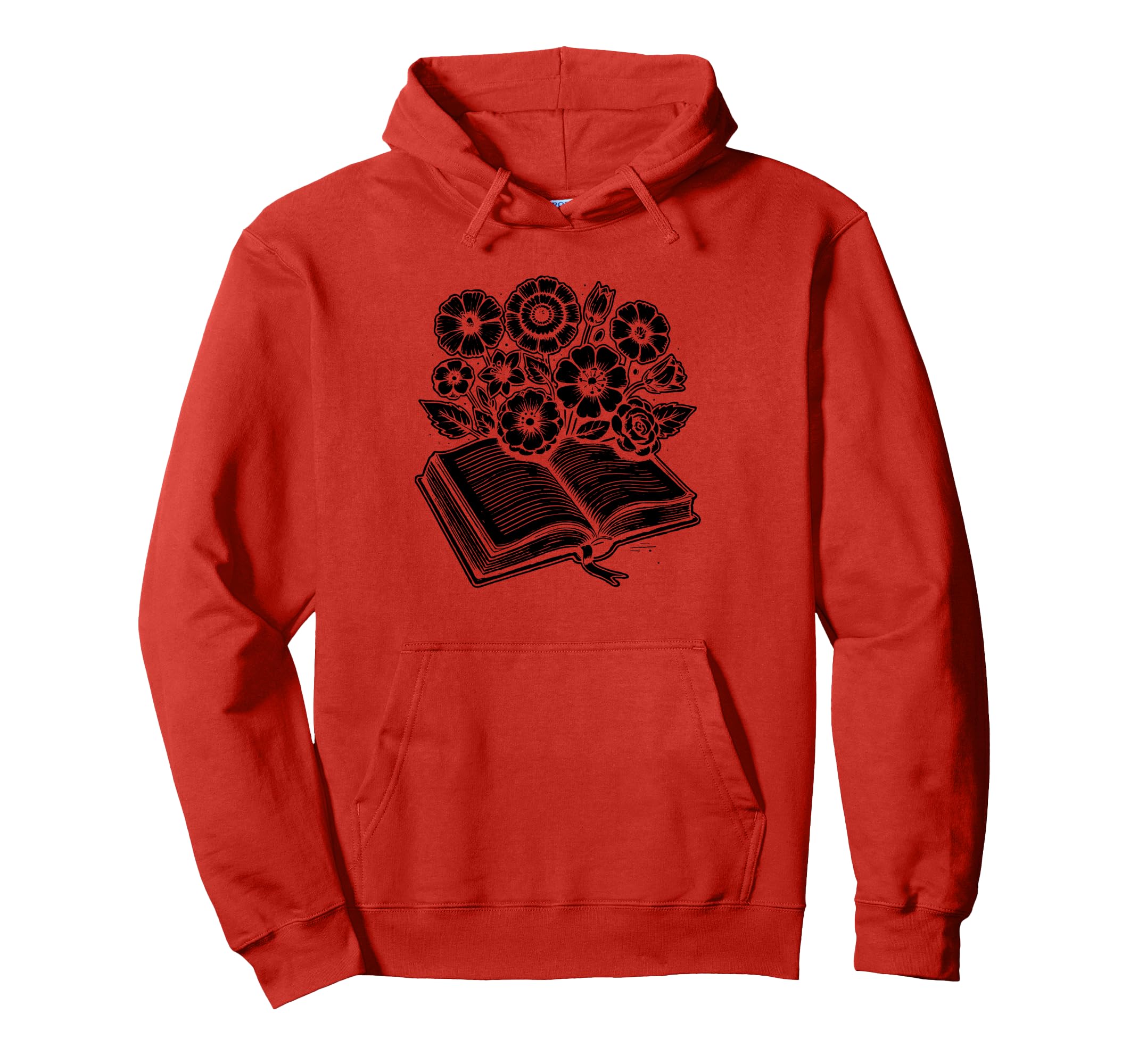 Book Flower Floral Reading Books Hoodie - Novelty Apparel Men Women - T-Shirt, Sweatshirt, Hoodie