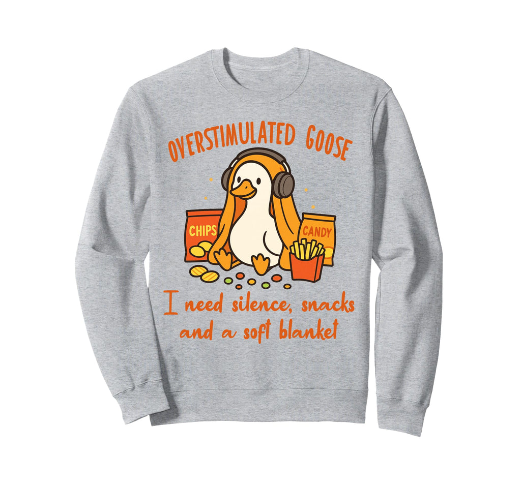Adhd Anxiety Overstimulated Sweatshirt - Fun Novelty Design for Adults - T-Shirt, Sweatshirt, Hoodie
