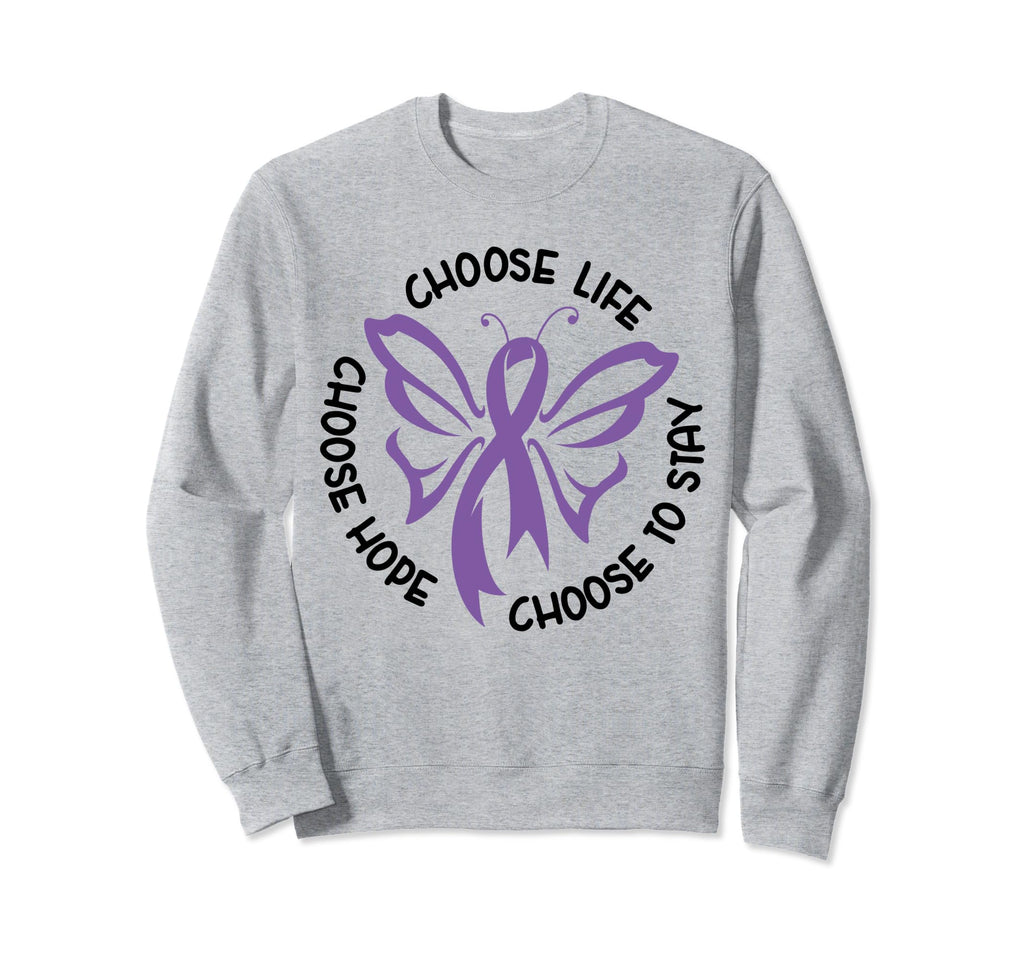 Choose Life Support Survivor Sweatshirt - Casual Everyday Wear Men Women - T-Shirt, Sweatshirt, Hoodie