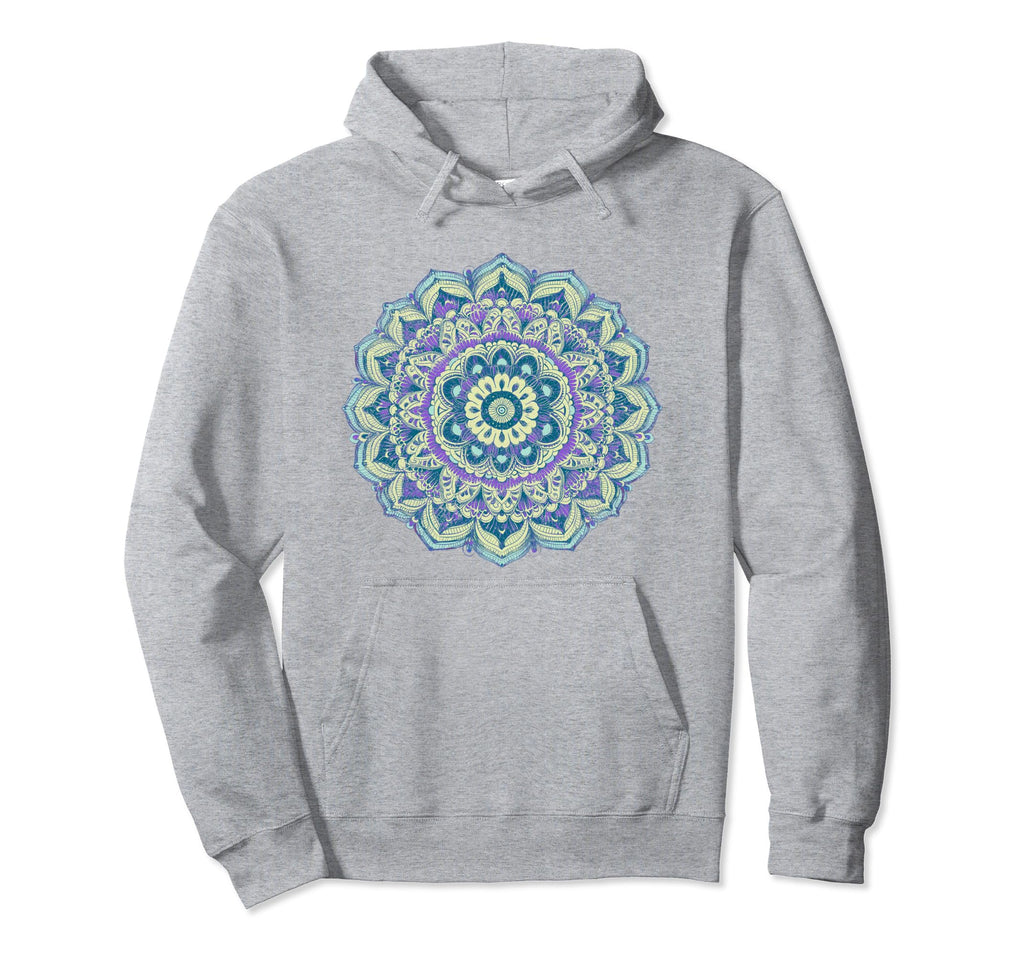 Mandala Mindful Zen Meditation Hoodie - Fun Novelty Design Men Women - T-Shirt, Sweatshirt, Hoodie