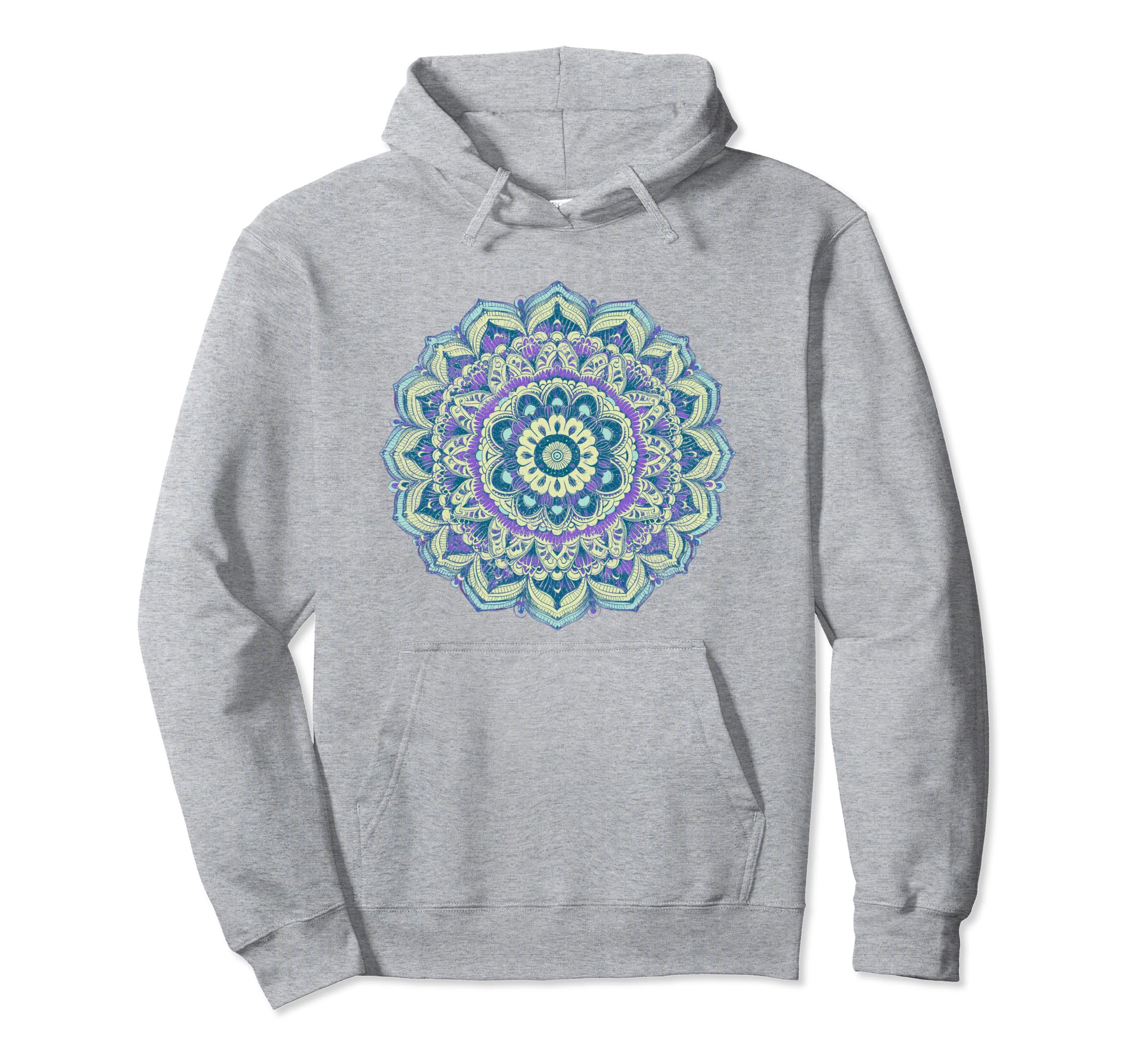 Mandala Mindful Zen Meditation Hoodie - Fun Novelty Design Men Women - T-Shirt, Sweatshirt, Hoodie