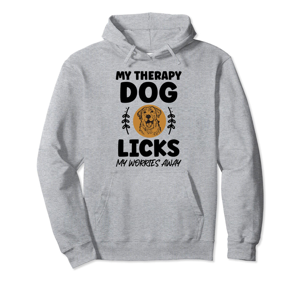Therapy Dog Team Therapy Dog Mom Dad Hoodie - Custom Art Print for Adults - T-Shirt, Sweatshirt, Hoodie