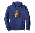 Book And Coffee Minimal Reading Coffee Hoodie - Novelty Apparel Unisex - T-Shirt, Sweatshirt, Hoodie