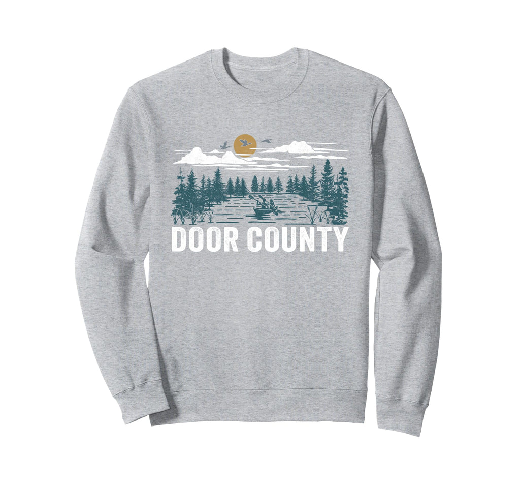 Door County Wisconsin Sweatshirt - Graphic Print for Adults - T-Shirt, Sweatshirt, Hoodie
