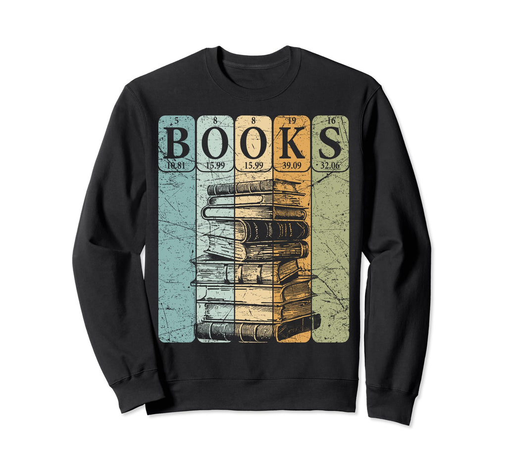 Book Reader Periodic Table Sweatshirt - Aesthetic Graphic for Adults - T-Shirt, Sweatshirt, Hoodie