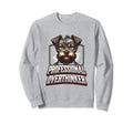 Sophisticated Overthinker Dog Lover Sweatshirt - Custom Art Print Unisex - T-Shirt, Sweatshirt, Hoodie