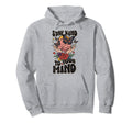Stay Kind To Your Mind Floral Brain Hoodie - Fun Novelty Design Men Women - T-Shirt, Sweatshirt, Hoodie
