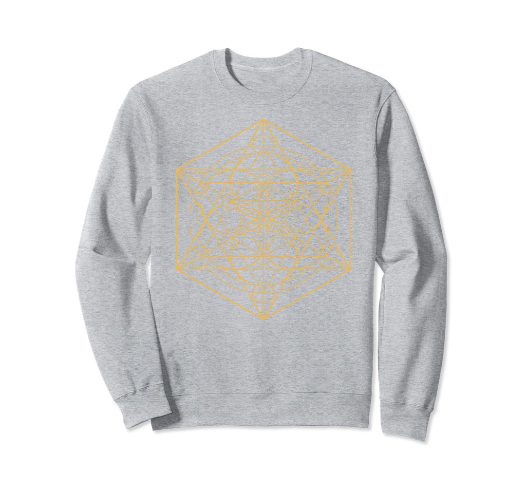 Chakra Tetrahedron Merkaba Yoga Sweatshirt - Fun Novelty Design for Adults - T-Shirt, Sweatshirt, Hoodie