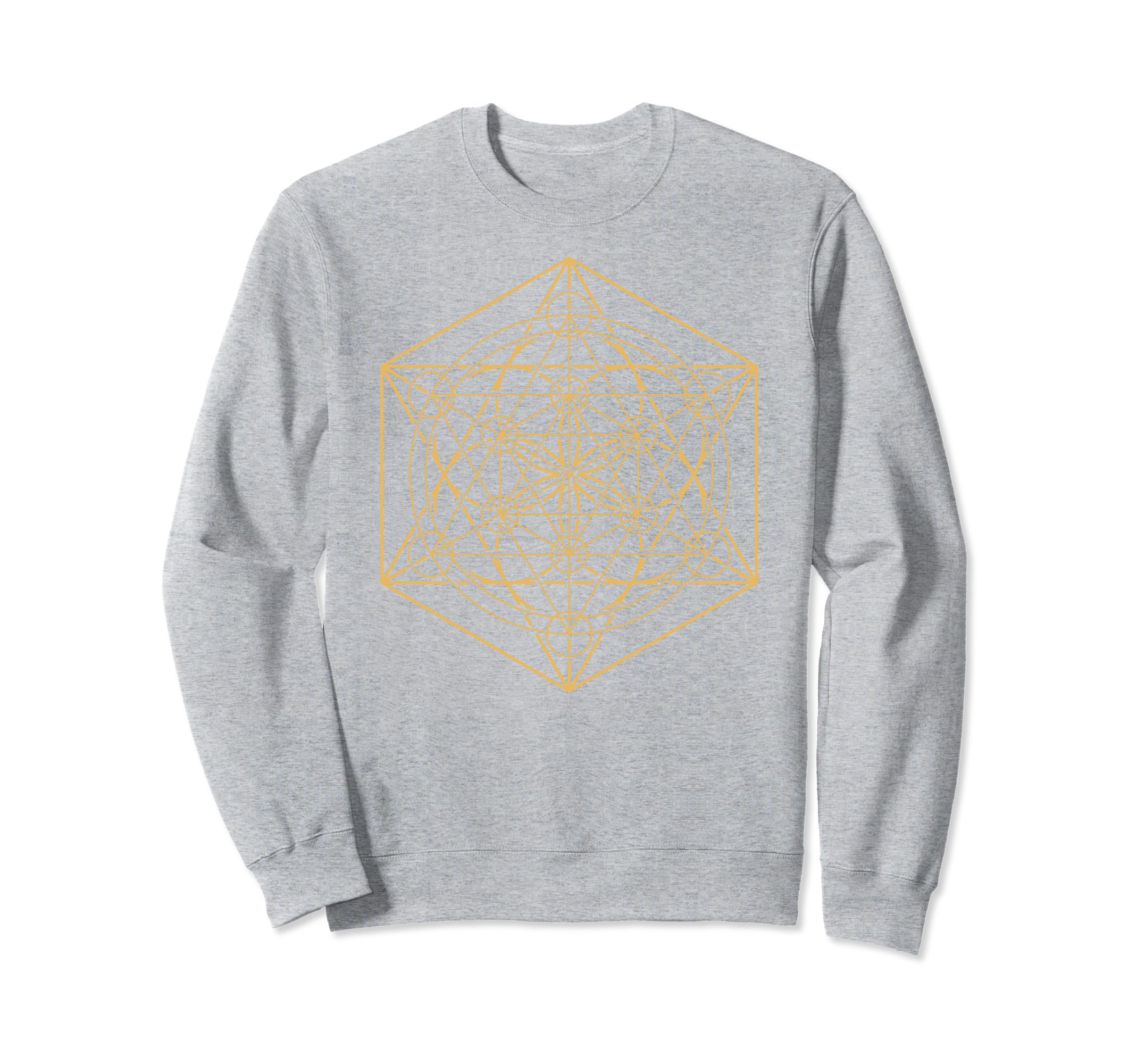 Chakra Tetrahedron Merkaba Yoga Sweatshirt - Fun Novelty Design for Adults - T-Shirt, Sweatshirt, Hoodie