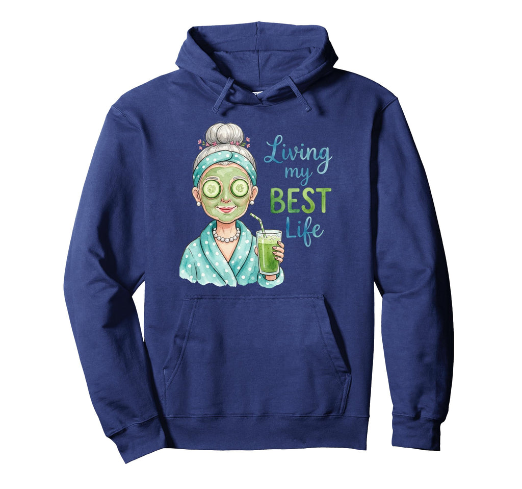 Living Life Funny Grandma Cucumber Hoodie - Custom Art Print Men Women - T-Shirt, Sweatshirt, Hoodie