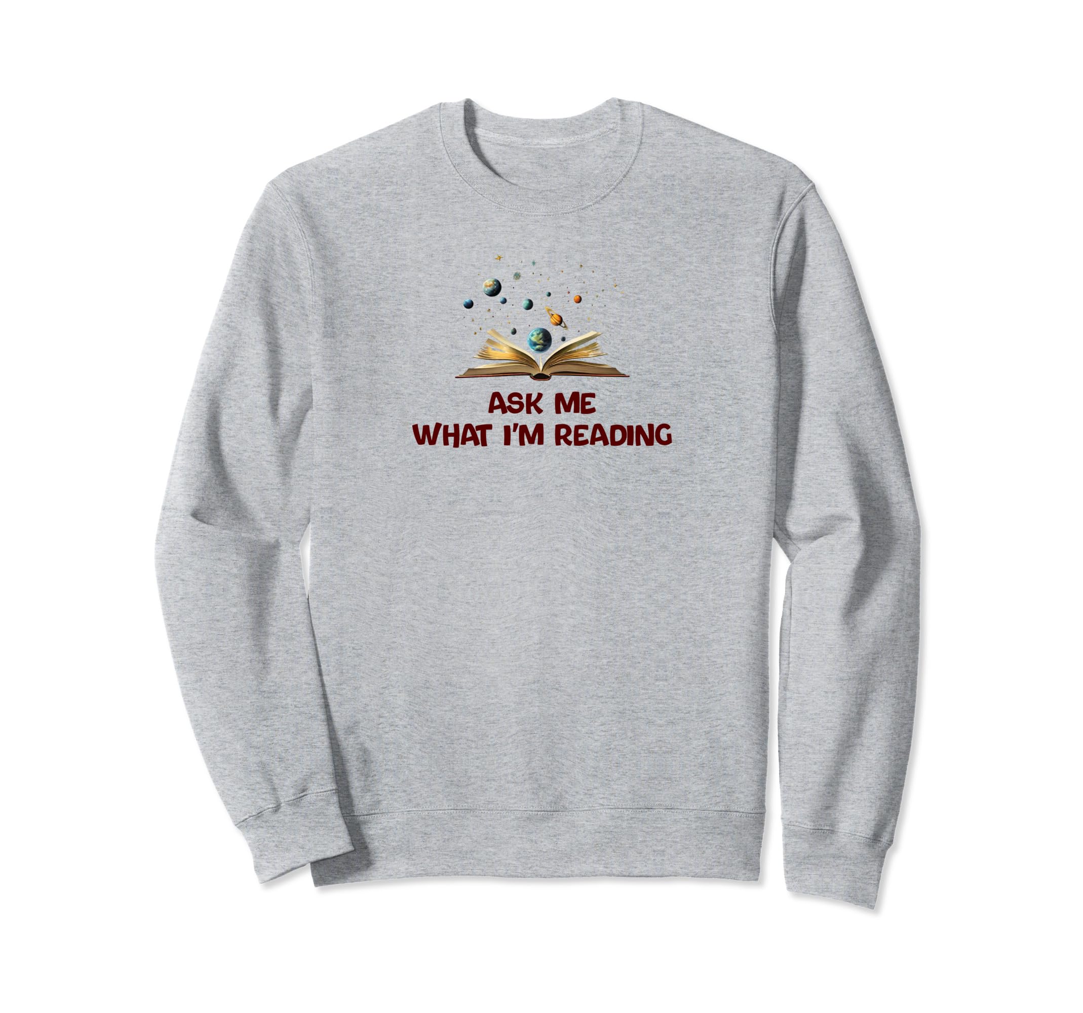 Ask Me What Im Reading Book Worm Sweatshirt - Minimalist Print Men Women - T-Shirt, Sweatshirt, Hoodie