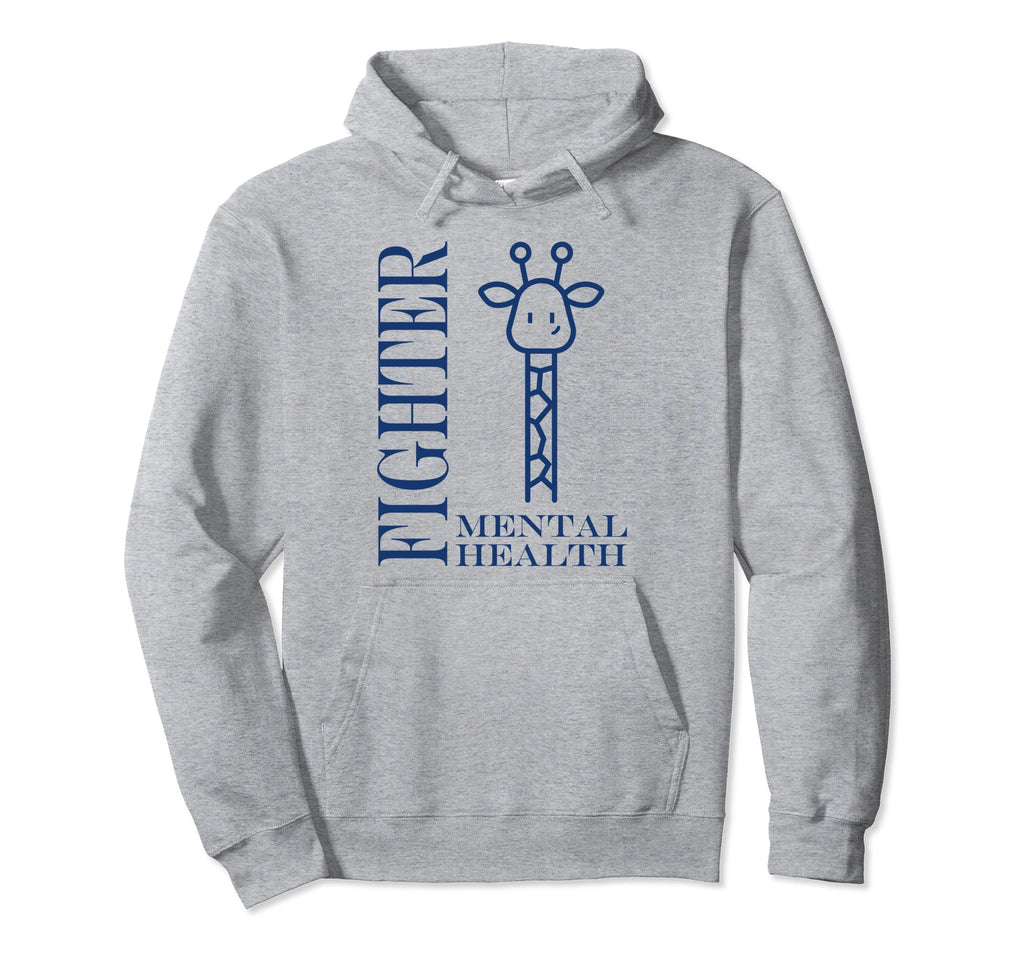 Warrior Brain Illness Animal Fighter Hoodie - Aesthetic Graphic for Adults - T-Shirt, Sweatshirt, Hoodie