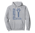 Warrior Brain Illness Animal Fighter Hoodie - Aesthetic Graphic for Adults - T-Shirt, Sweatshirt, Hoodie