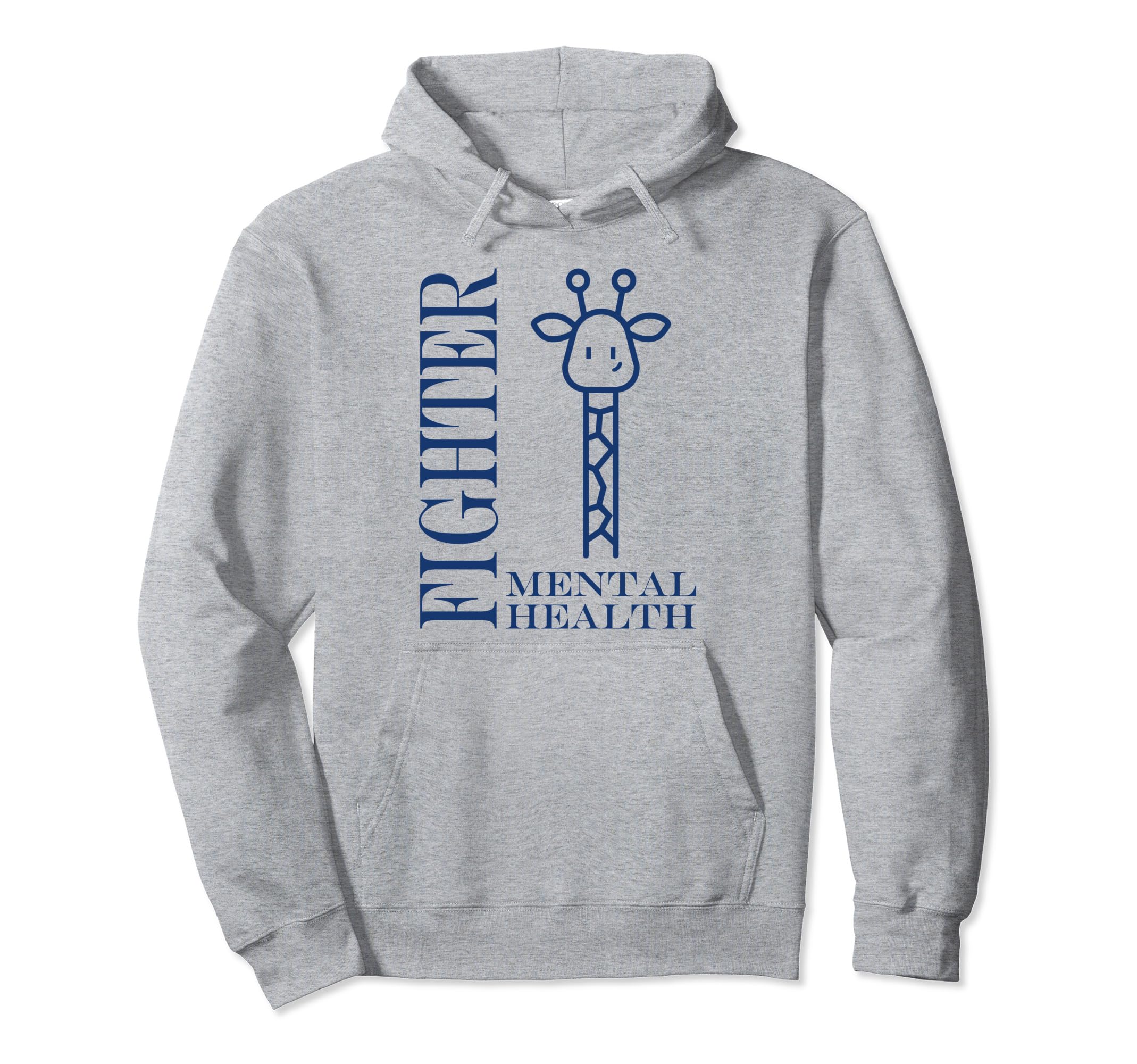 Warrior Brain Illness Animal Fighter Hoodie - Aesthetic Graphic for Adults - T-Shirt, Sweatshirt, Hoodie