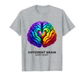 Different Brain Same Heart T-Shirt - Novelty Apparel Men Women - T-Shirt, Sweatshirt, Hoodie