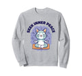 Seek Inner Peace Calmness Sweatshirt - Minimalist Print for Adults - T-Shirt, Sweatshirt, Hoodie
