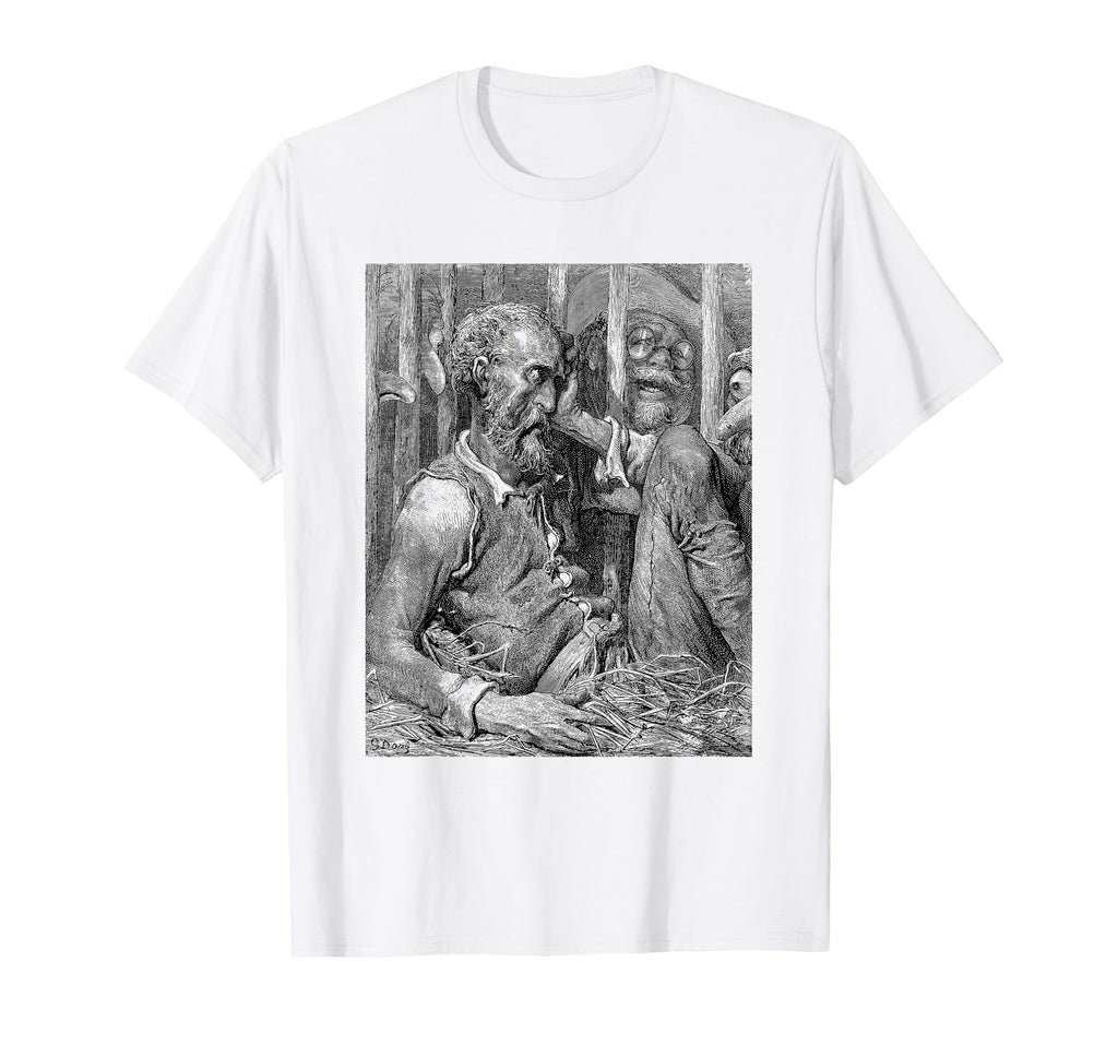 Miguel De Cervantes Don Quixote T-Shirt - Aesthetic Graphic Unisex - T-Shirt, Sweatshirt, Hoodie