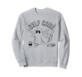 Funny Self Care Ghost Book Coffee Sweatshirt - Unique Graphic for Adults - T-Shirt, Sweatshirt, Hoodie