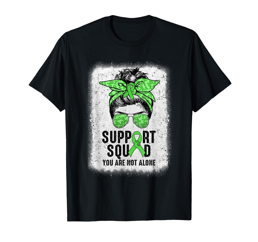 Support Squad Messy Bun Warrior T-Shirt - Custom Art Print for Adults - T-Shirt, Sweatshirt, Hoodie