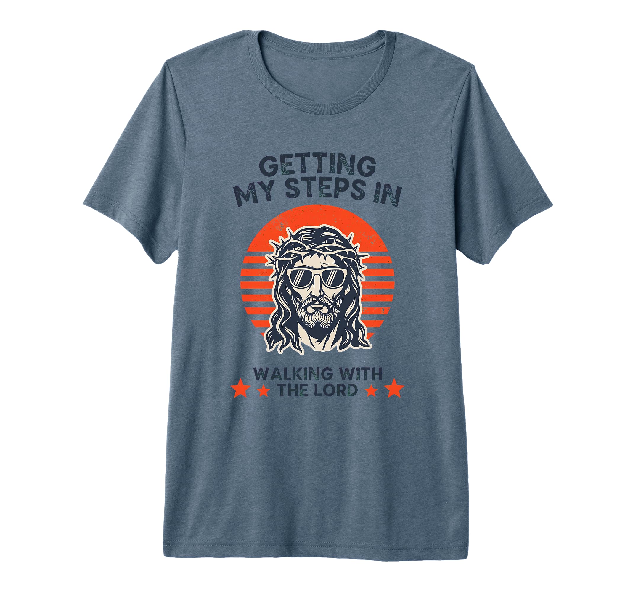 Getting My Steps Walking Lord Jesus T-Shirt - Custom Art Print for Adults - T-Shirt, Sweatshirt, Hoodie