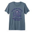 Getting My Steps Walking Lord Raccoon T-Shirt - Custom Art Print Men Women - T-Shirt, Sweatshirt, Hoodie
