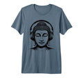 Buddha Headphones Mindfulness Music T-Shirt - Casual Everyday Wear Unisex - T-Shirt, Sweatshirt, Hoodie