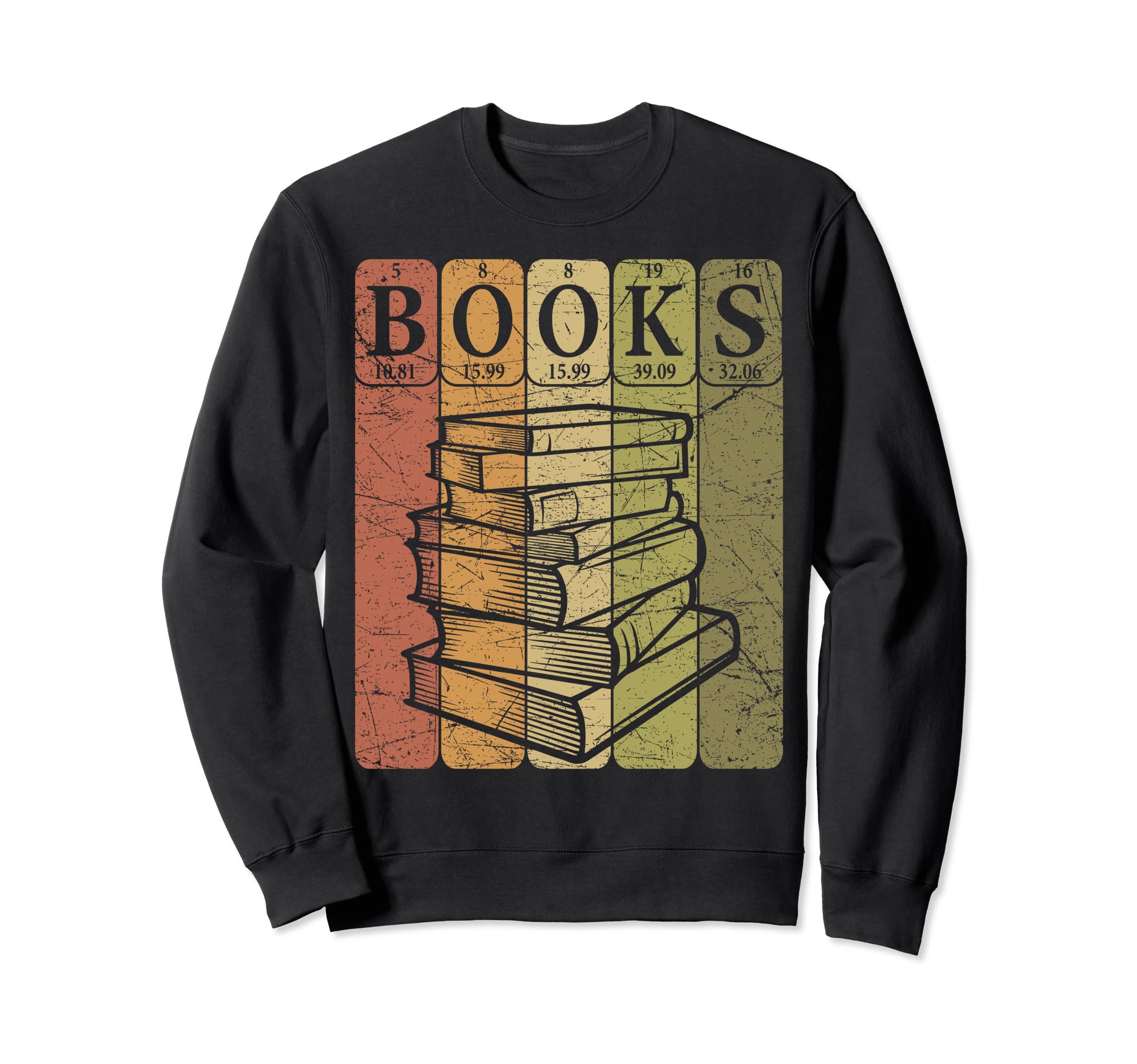 Book Reader Periodic Table Elements Sweatshirt - Graphic Print Men Women - T-Shirt, Sweatshirt, Hoodie