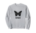 Antisocial Butterfly Minimalist Sweatshirt - Aesthetic Graphic for Adults - T-Shirt, Sweatshirt, Hoodie