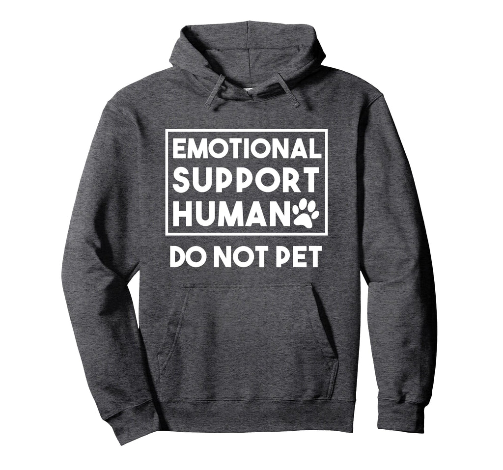 Emotional Support Human Esa Service Dog Hoodie - Graphic Print for Adults - T-Shirt, Sweatshirt, Hoodie