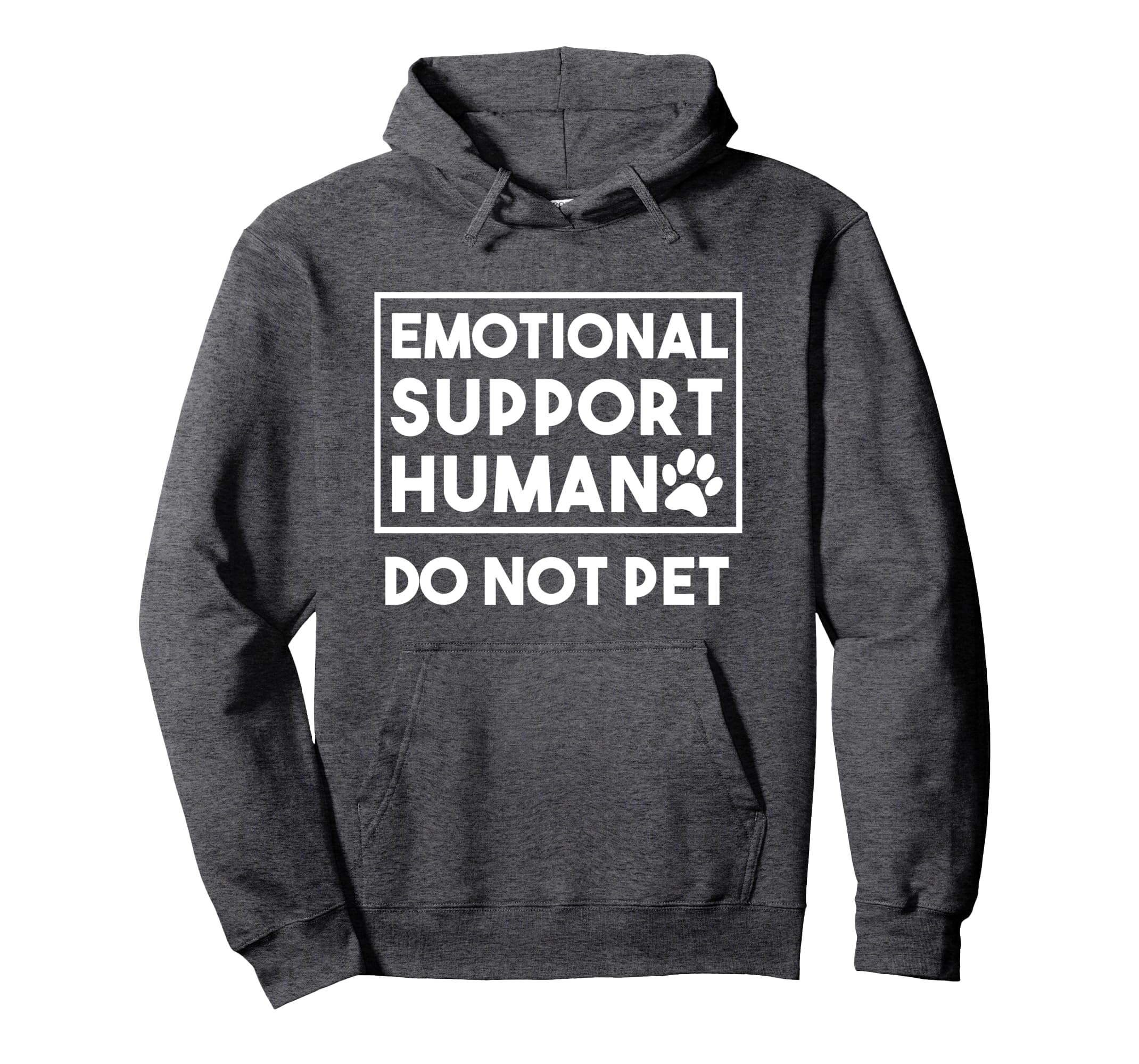 Emotional Support Human Esa Service Dog Hoodie - Graphic Print for Adults - T-Shirt, Sweatshirt, Hoodie