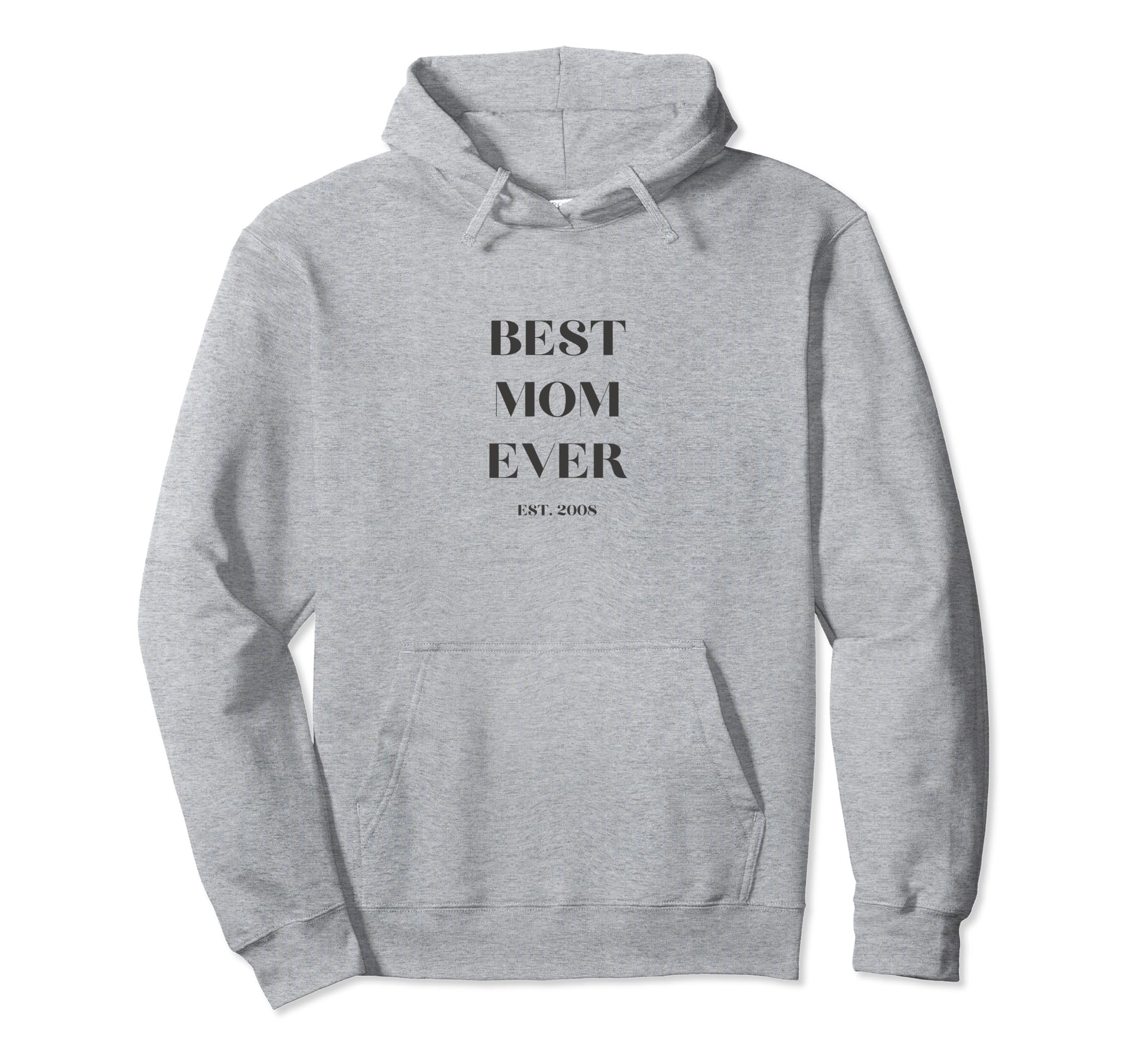 Best Mom Since 2008 Hoodie - Aesthetic Graphic for Adults - T-Shirt, Sweatshirt, Hoodie
