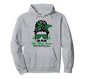 Green Messy Bun May We Wear Green Hoodie - Fun Novelty Design Men Women - T-Shirt, Sweatshirt, Hoodie