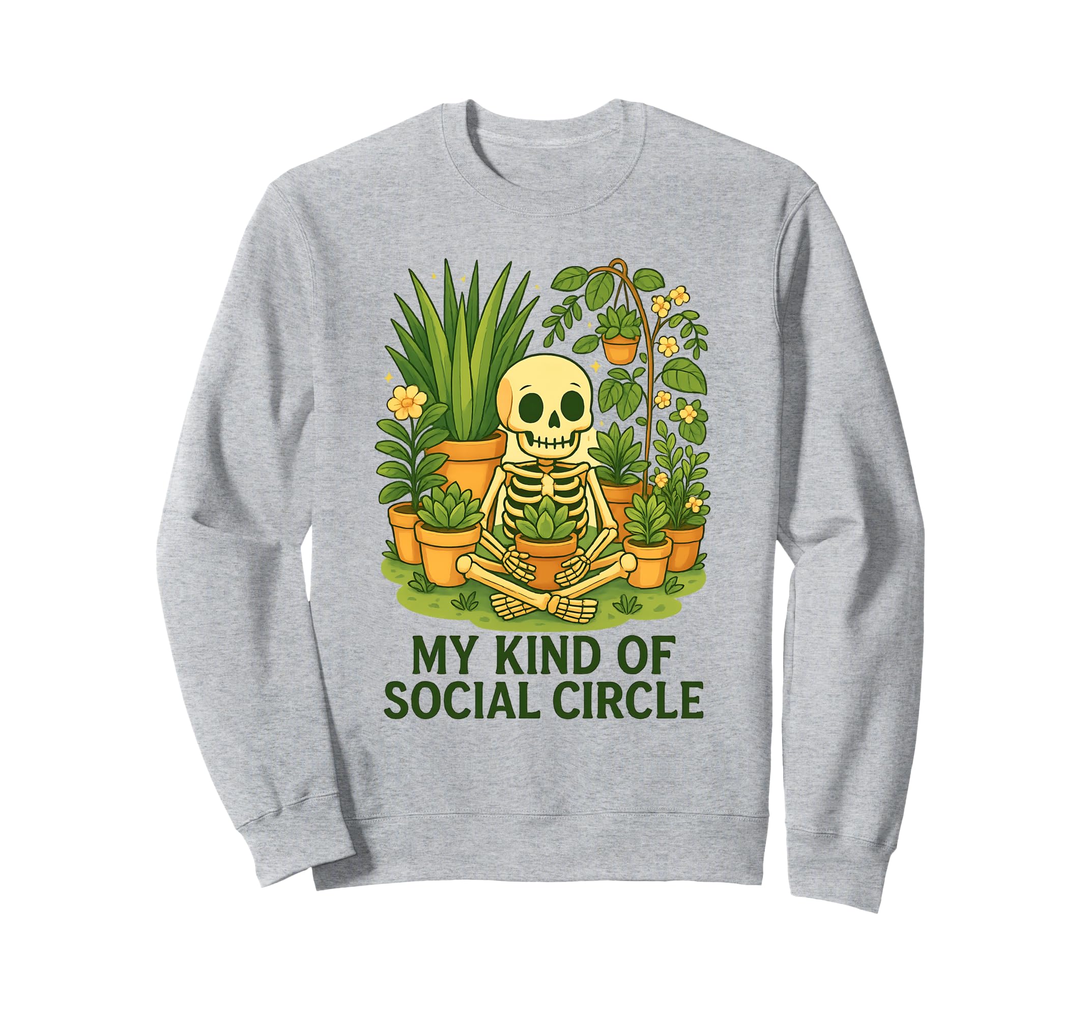 My Kind Social Circle Plant Sweatshirt - Minimalist Print Men Women - T-Shirt, Sweatshirt, Hoodie