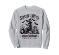 Witch Book Lover Spooky Readers Book Sweatshirt - Streetwear Style Unisex - T-Shirt, Sweatshirt, Hoodie