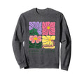 Grow And Glow Flowers Motivation Sweatshirt - Aesthetic Graphic Unisex - T-Shirt, Sweatshirt, Hoodie