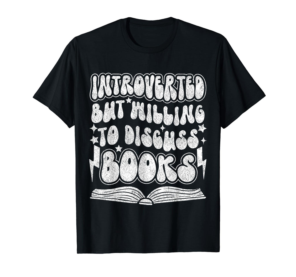 Library And Bookworm Book And T-Shirt - Custom Art Print for Adults - T-Shirt, Sweatshirt, Hoodie