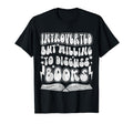 Library And Bookworm Book And T-Shirt - Custom Art Print for Adults - T-Shirt, Sweatshirt, Hoodie