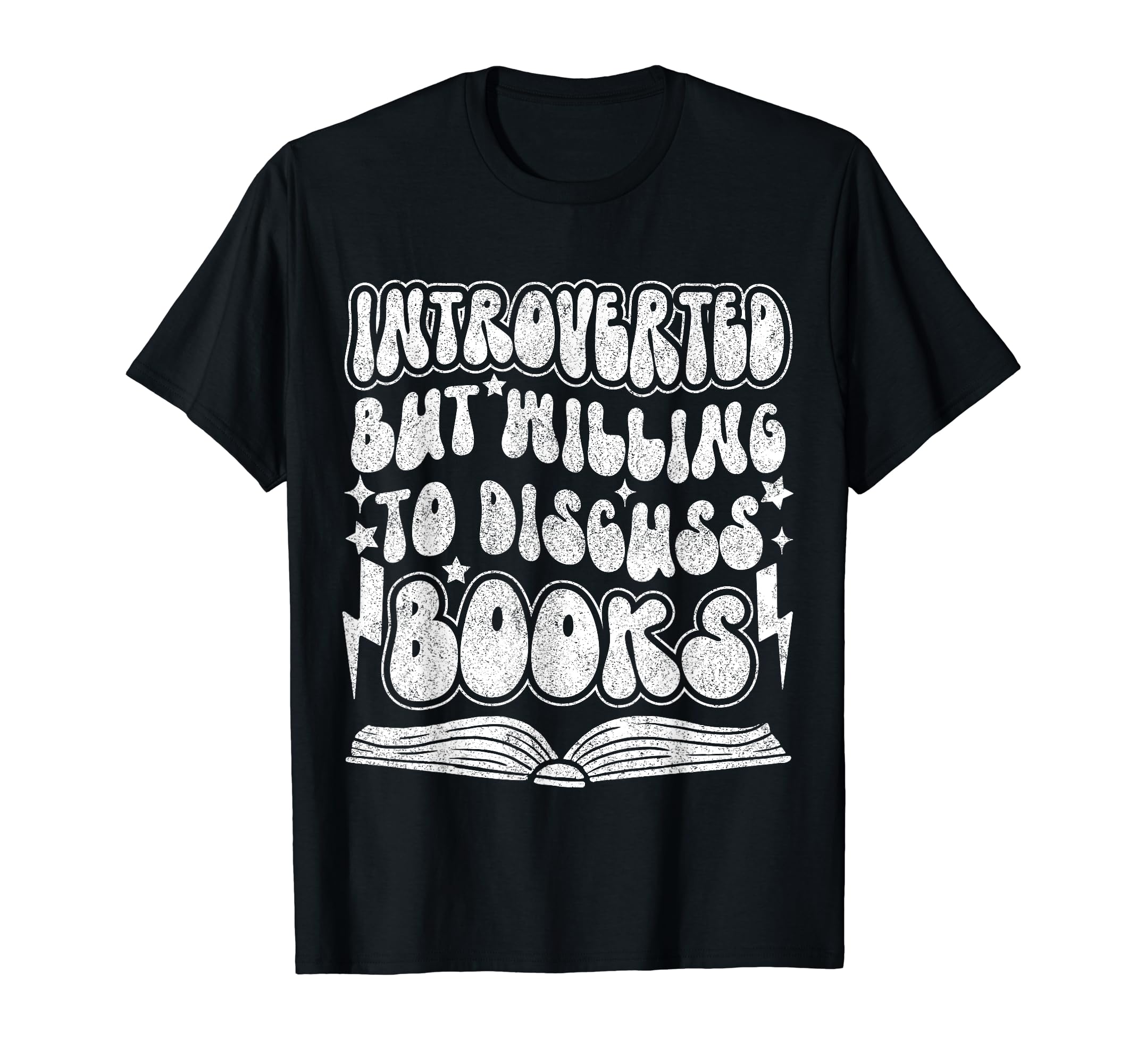 Library And Bookworm Book And T-Shirt - Custom Art Print for Adults - T-Shirt, Sweatshirt, Hoodie