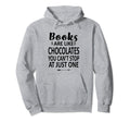 Funny Book Lover Books Are Like Hoodie - Aesthetic Graphic for Adults - T-Shirt, Sweatshirt, Hoodie