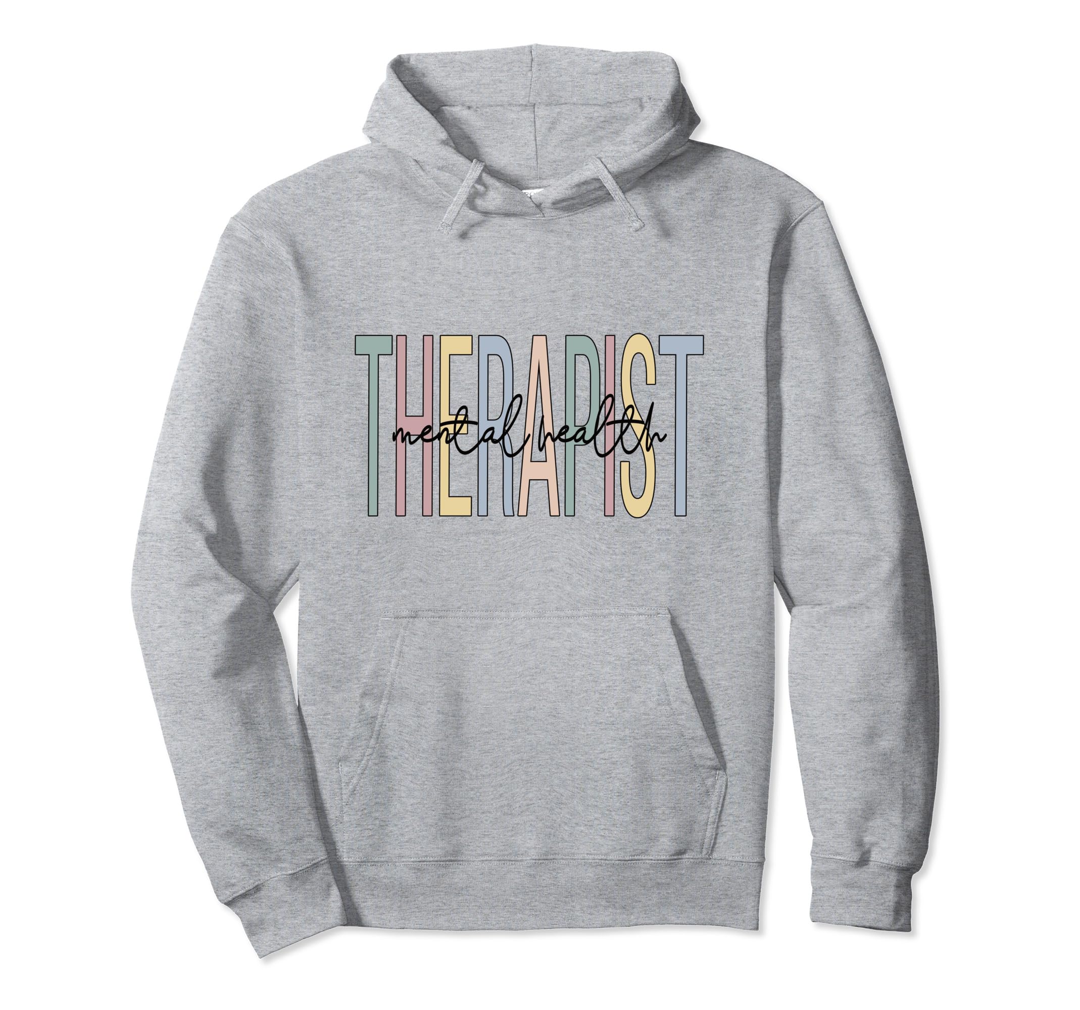 Mental Health Therapist Boho Mental Hoodie - Trendy Graphic for Adults - T-Shirt, Sweatshirt, Hoodie