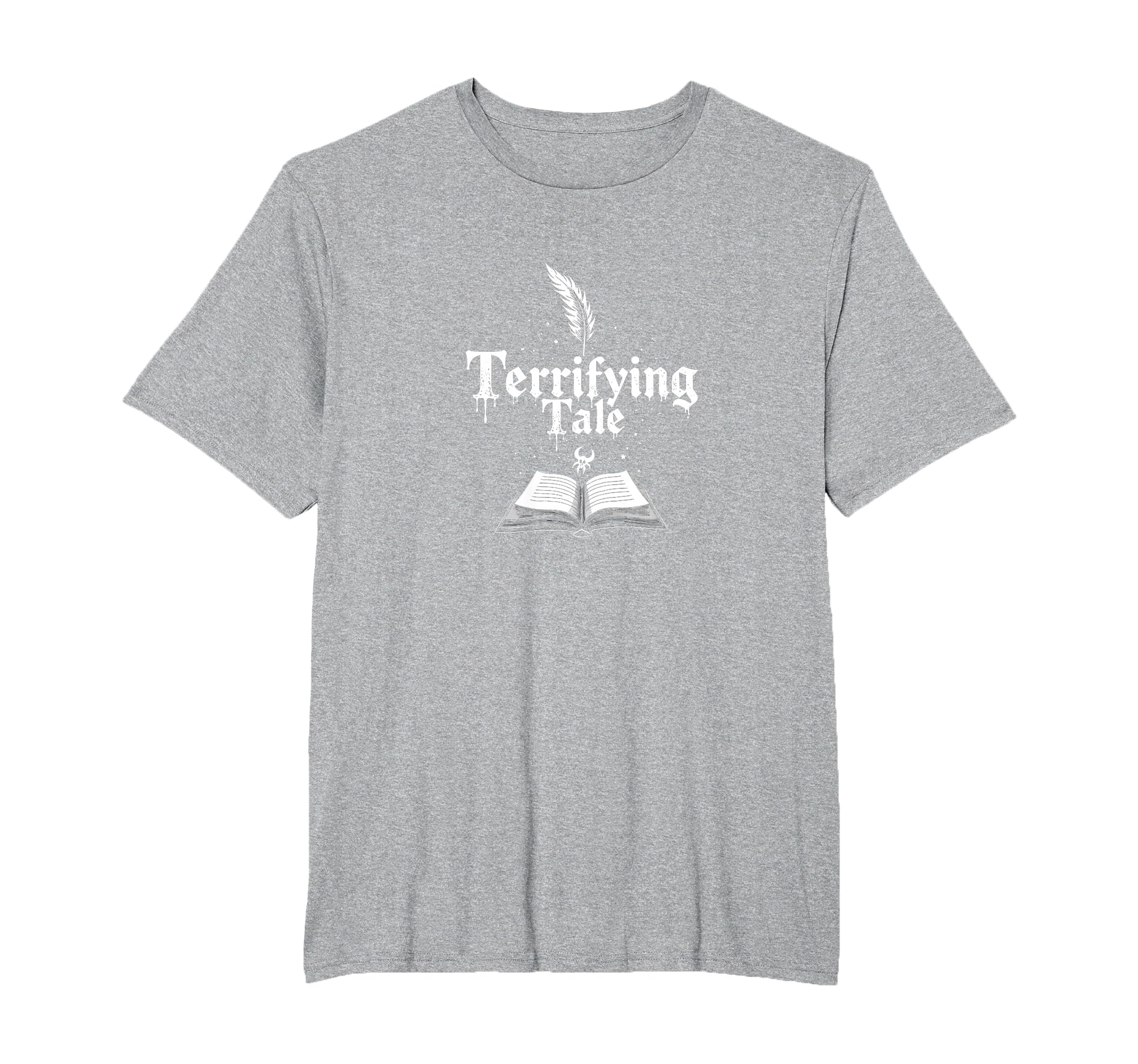 Halloween Literature Terrifying Tale T-Shirt - Minimalist Print Men Women - T-Shirt, Sweatshirt, Hoodie
