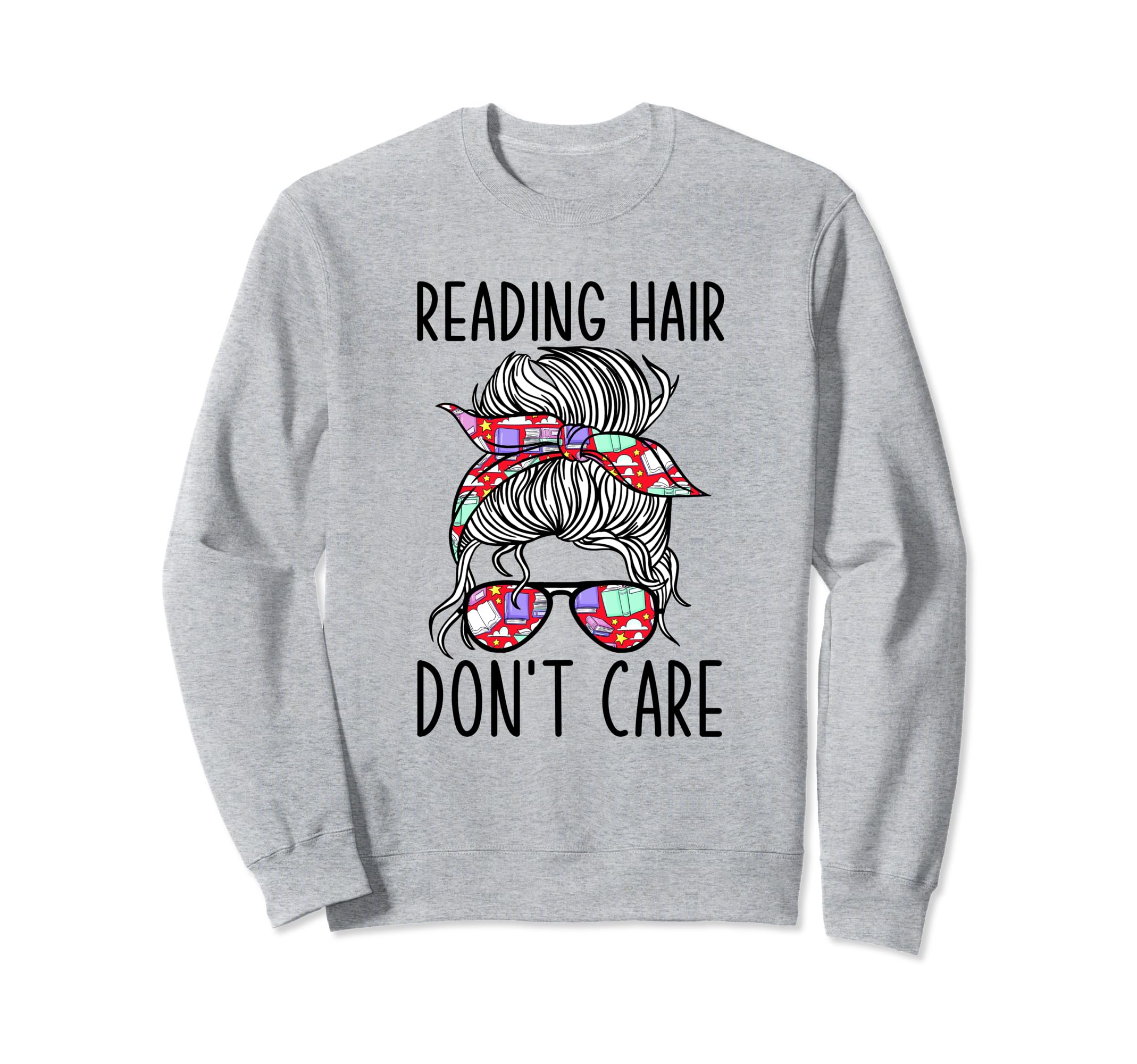 Bookworm Reading Enthusiast Sweatshirt - Casual Everyday Wear for Adults - T-Shirt, Sweatshirt, Hoodie