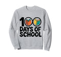 Reading And Books Love 100 Days School Sweatshirt - Streetwear Style Unisex - T-Shirt, Sweatshirt, Hoodie