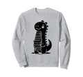 Dinosaur Book Reading Books Sweatshirt - Custom Art Print for Adults - T-Shirt, Sweatshirt, Hoodie