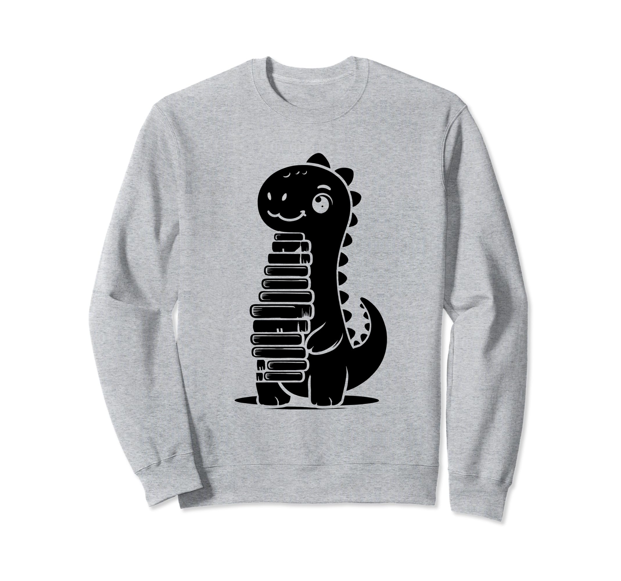 Dinosaur Book Reading Books Sweatshirt - Custom Art Print for Adults - T-Shirt, Sweatshirt, Hoodie